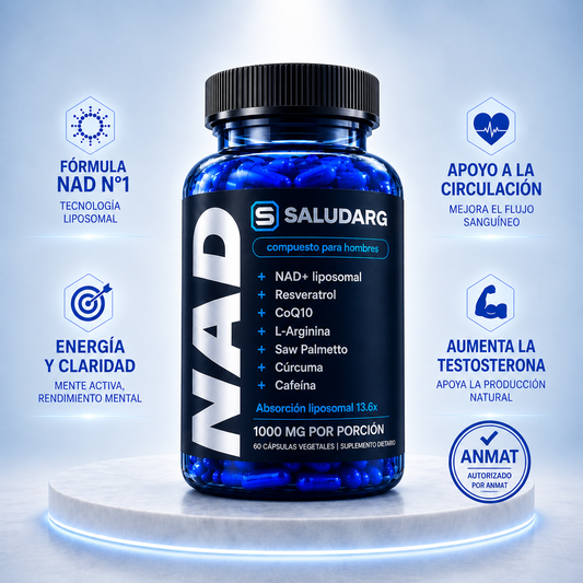 NAD+ liposomal para hombres