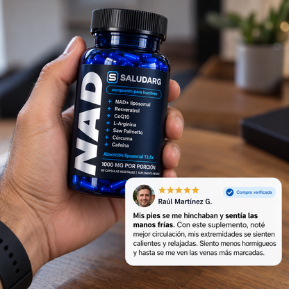 NAD+ liposomal para hombres